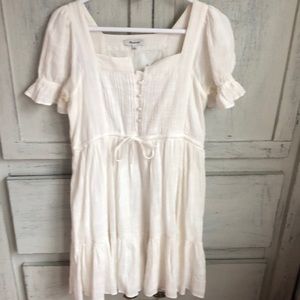 Madewell ivory/antique white dress. Xs